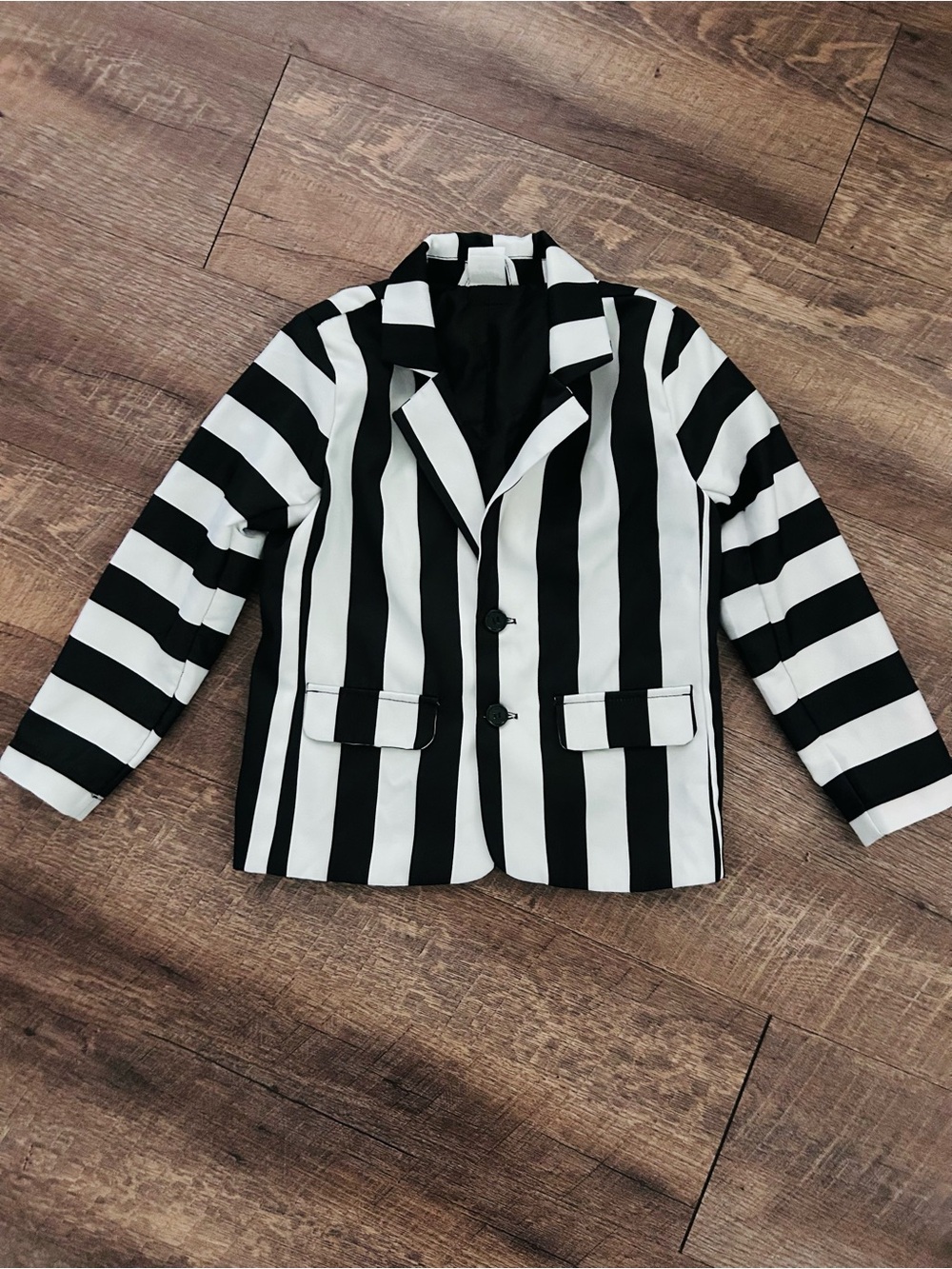 Black & White Striped Blazer - Beetlejuice costume.
